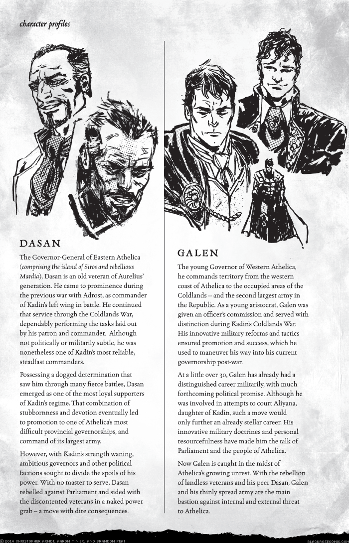 Character Profiles: Dasan and Galen